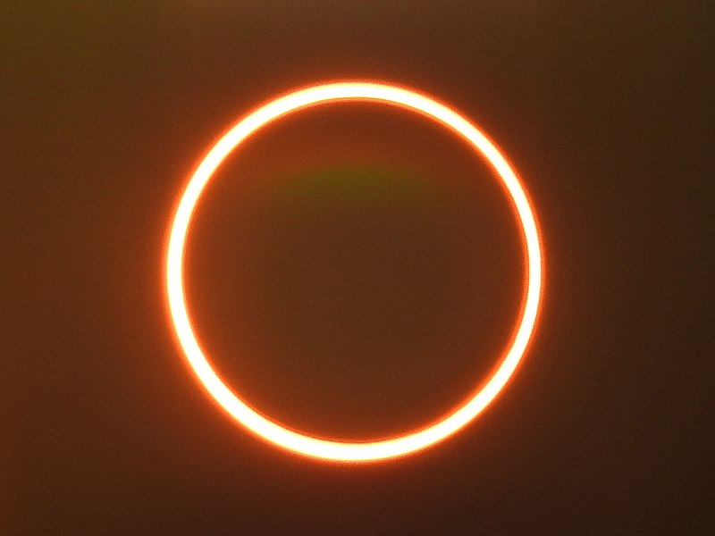  banner do post 14/10/2023: Eclipse Anular do Sol